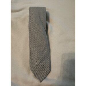 J. Crew Grey/white cotton tie